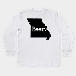 Missouri Beer MO Kids Long Sleeve T-Shirt